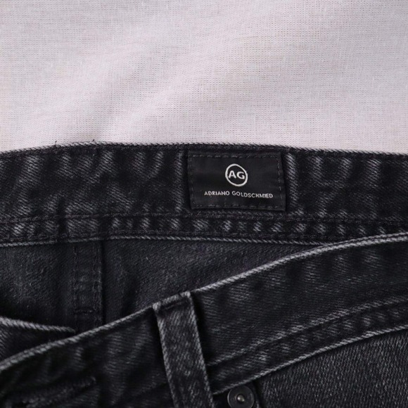 AG Adriano Goldschmied The Dylan Slim Skinny Jeans Men's 30R Black Stretch Denim - Picture 4 of 11